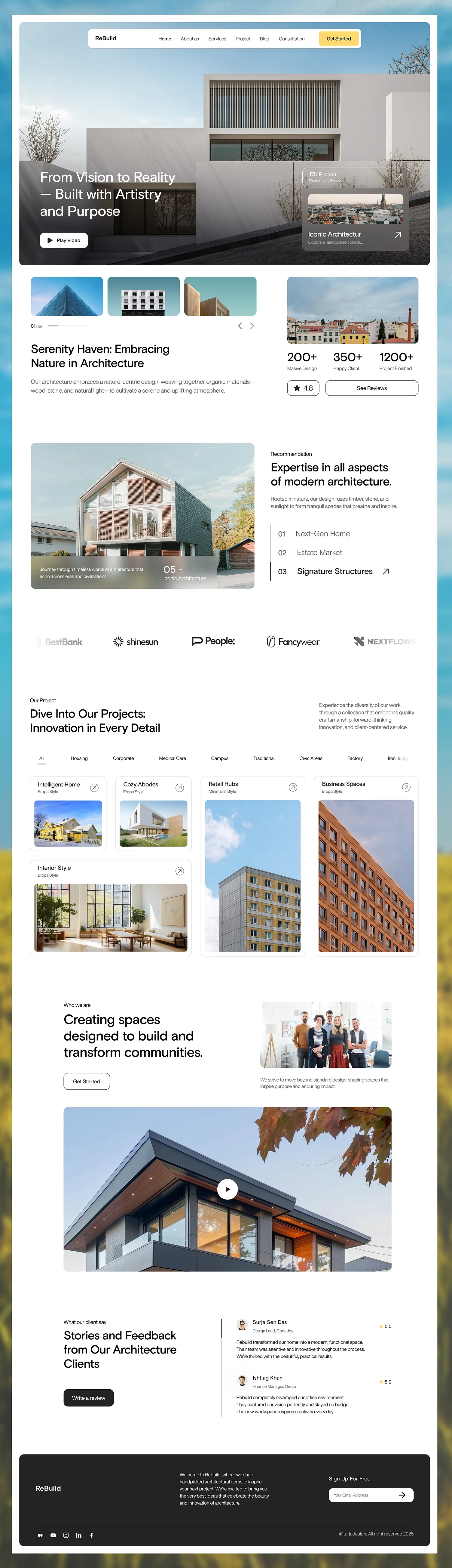 ReBuild architecture board