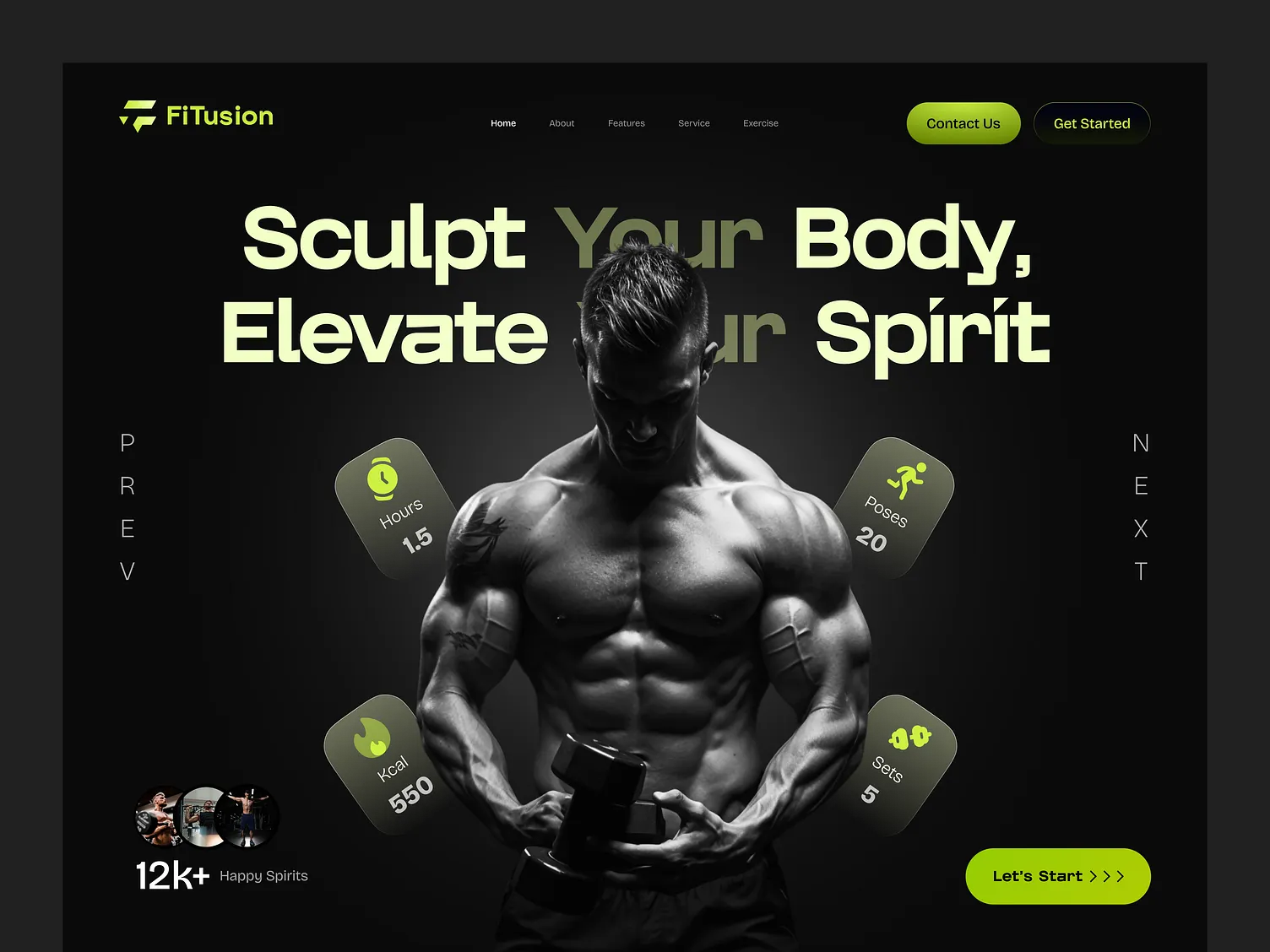 FitFusion transformation hero